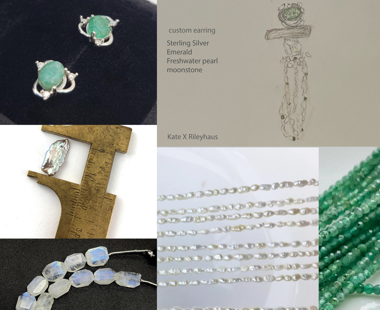 Kate X RIleyhaus Custom Earrings